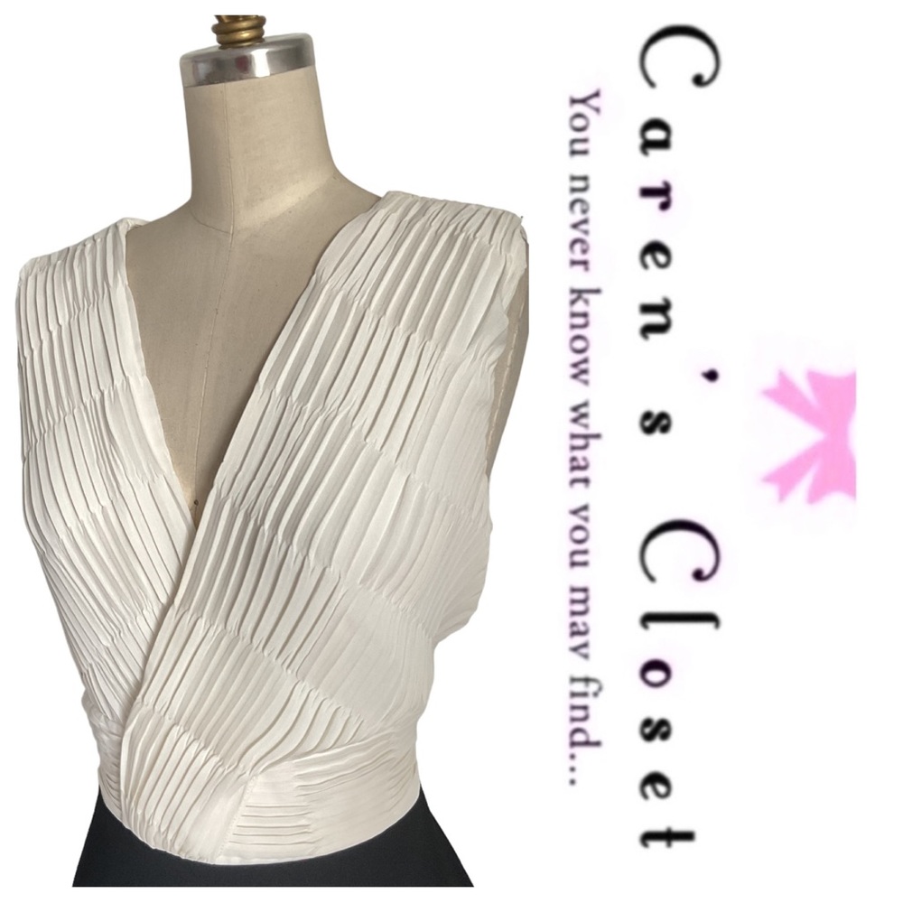 DKNY Black & White Chiffon Stretch Knit Cocktail Skater Fit & Flare Dress - Picture 14 of 16